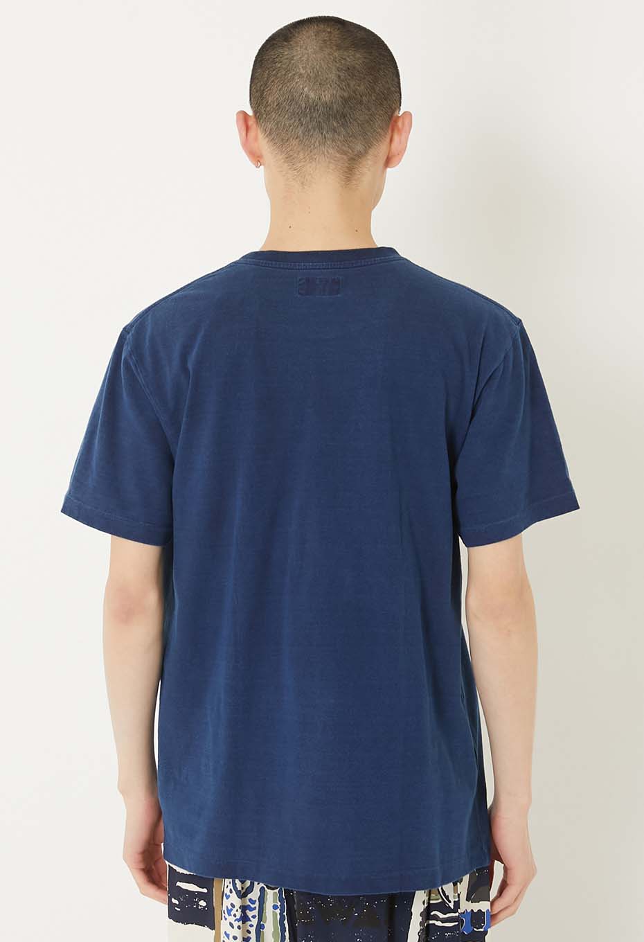 Yamaobassen Indigo Short Sleeve T-shirt - INDIGO