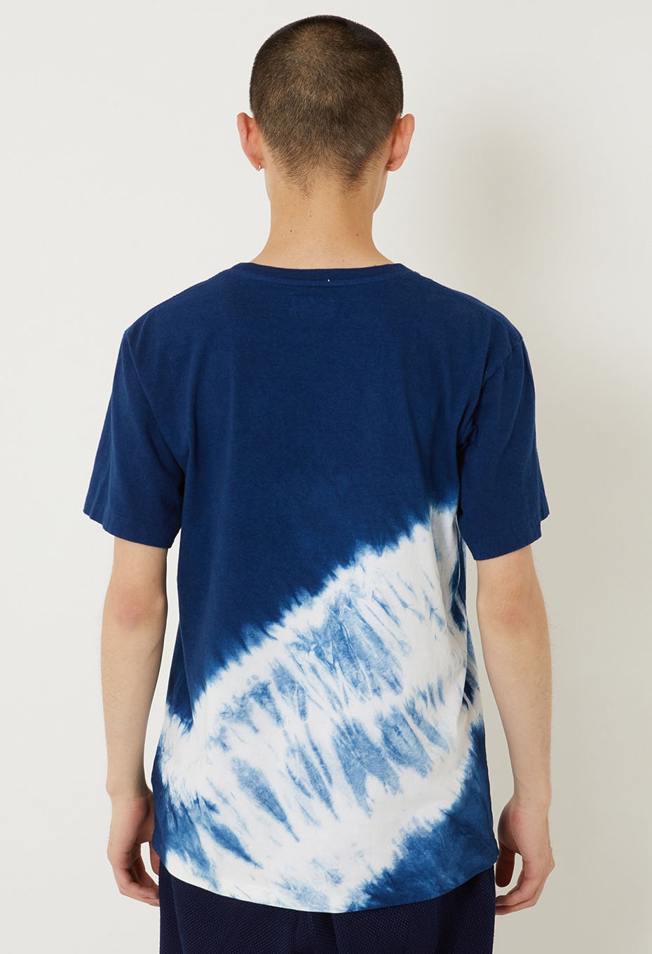 Woven Pure Indigo  Marumaxiboli T-shirt - INDIGO
