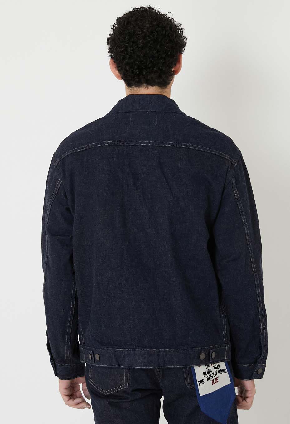 JK01 セルビッチデニム 3rdタイプ トラッカージャケット - INDIGO