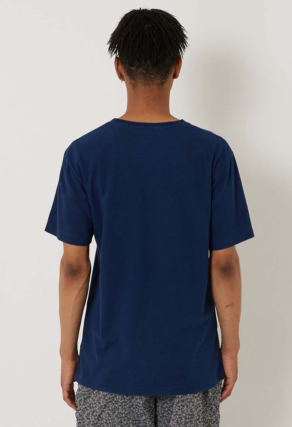 ヒラガナトウキョウバッセン インディゴ ショートスリーブ Ｔシャツ - INDIGO