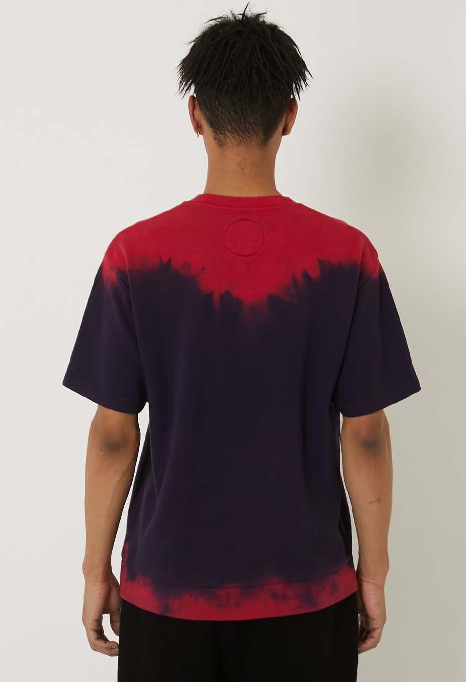 エイトロックスムース インディゴムラゾメショートスリーブTシャツ - RED