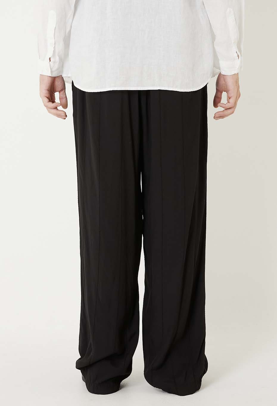 Shimasashi Koshishu Black Easy Pants - BLACK