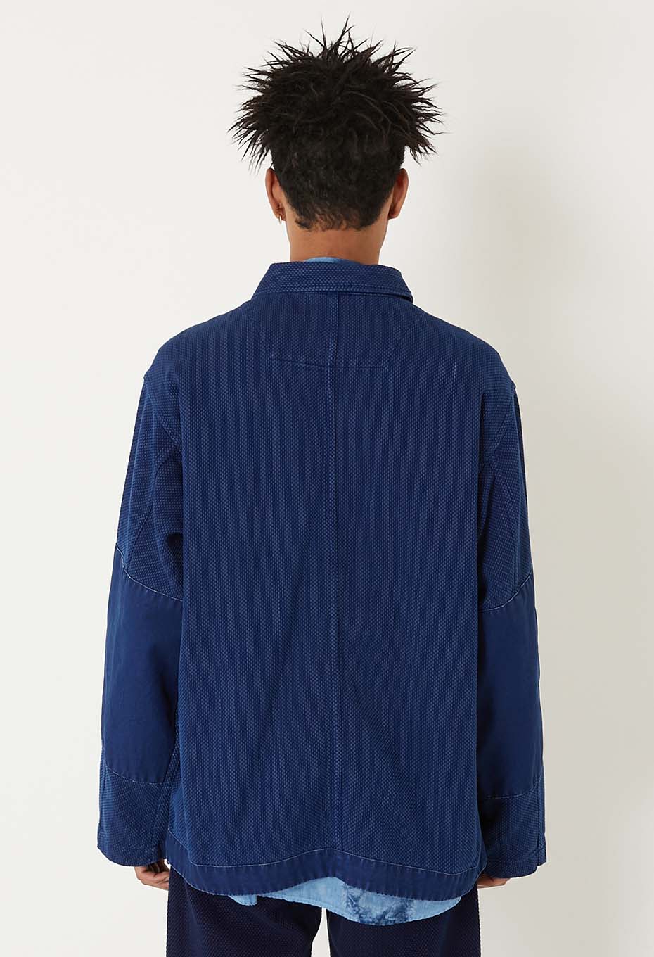 カセゾメサシコ ファティーグシャツ - INDIGO