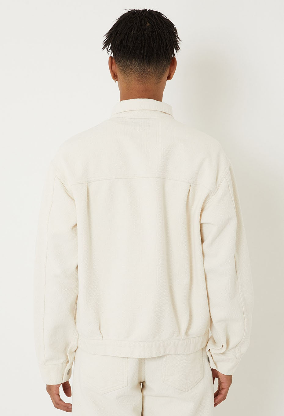 Yukizara Shisashiko Trucker Jacket - NATURAL