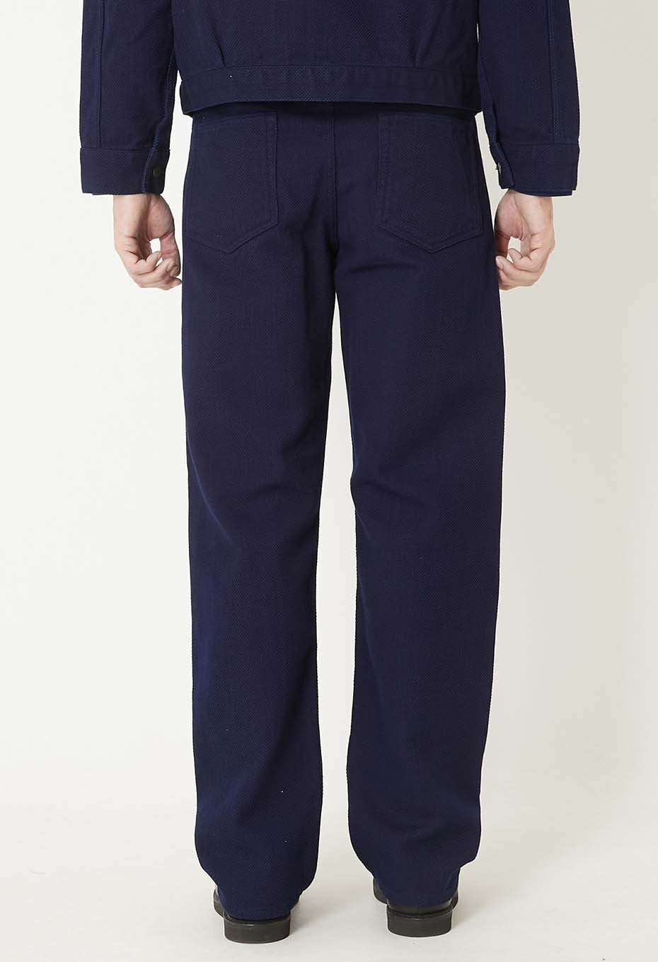 Woven Pure Indigo  Nijuorisashiko jeans - INDIGO