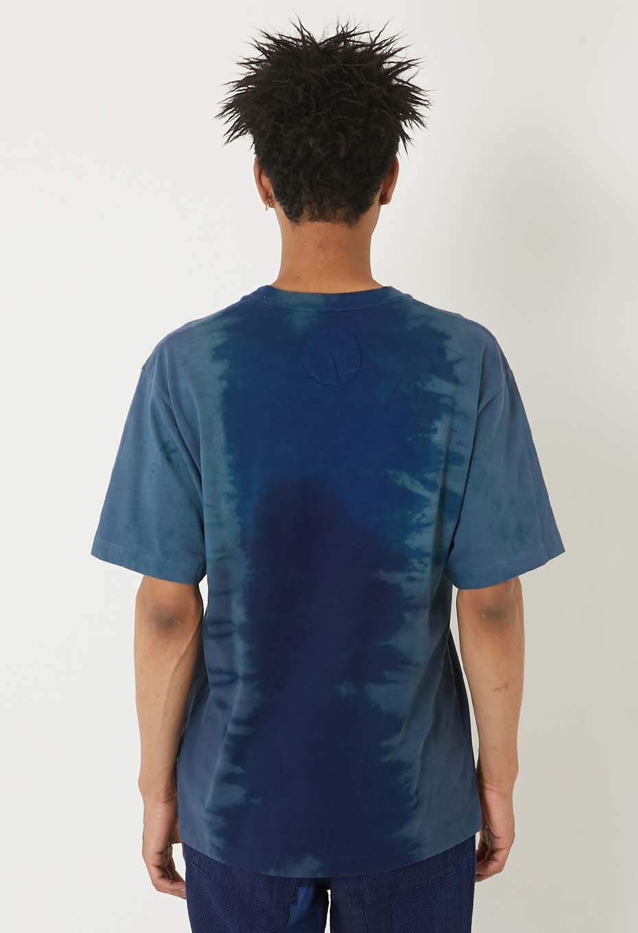 Organic Cotton Teshibori Bassen T-Shirt - ONE