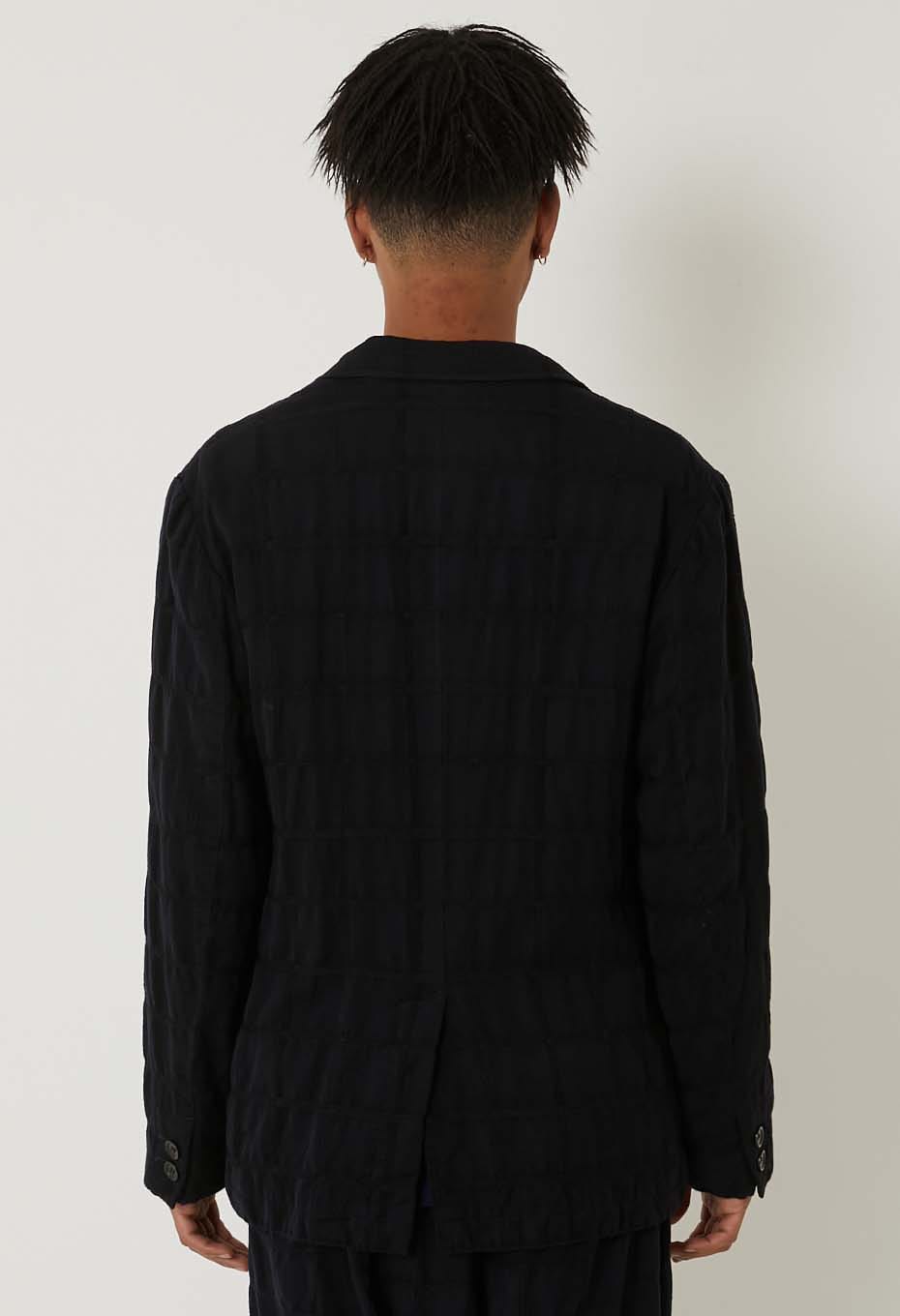 REWORK Furoshiki Check Jacquard 2B Jacket - ONE