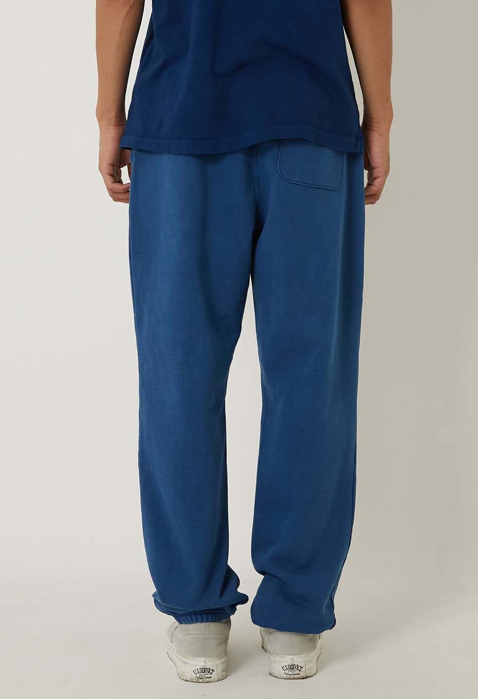 Organic Urake Tezome Sweatpants Unisex - BLUE