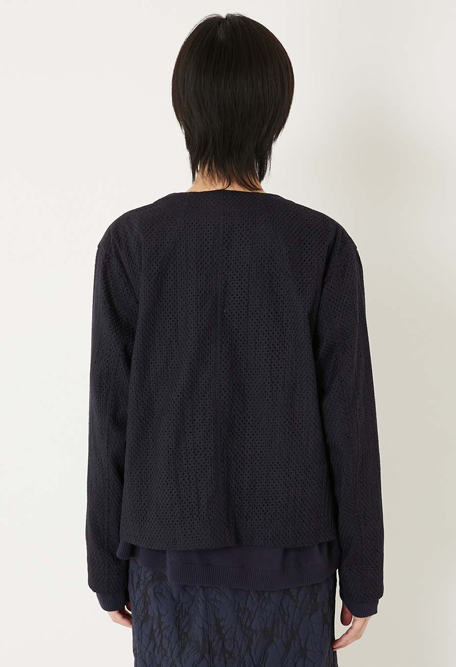 マイヤーレース ノーカラージャケット ウィメンズ - DARK NAVY