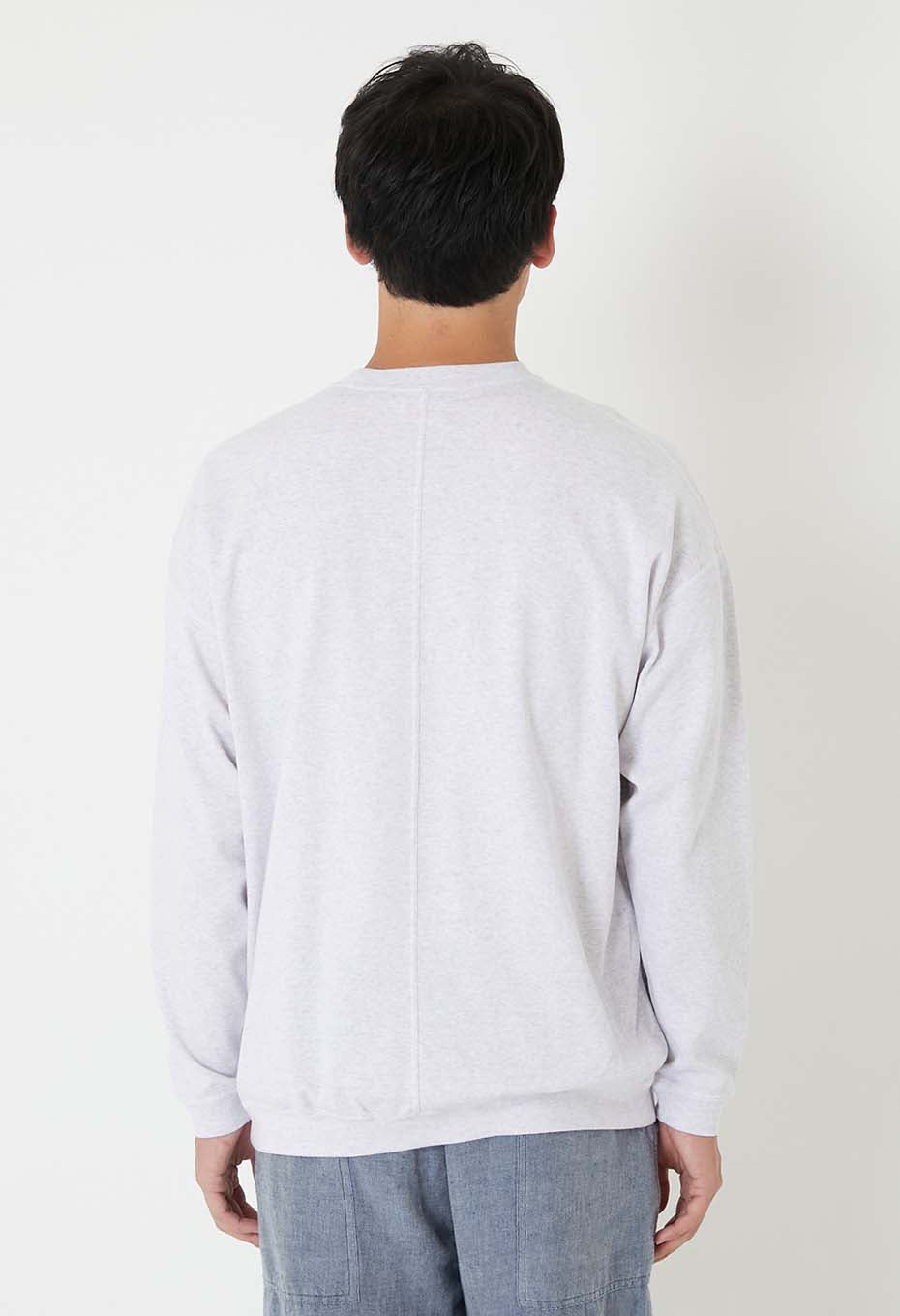 ストレッチフライス 9.5oz ヘムリブ ロングスリーブTシャツ - SV GREY