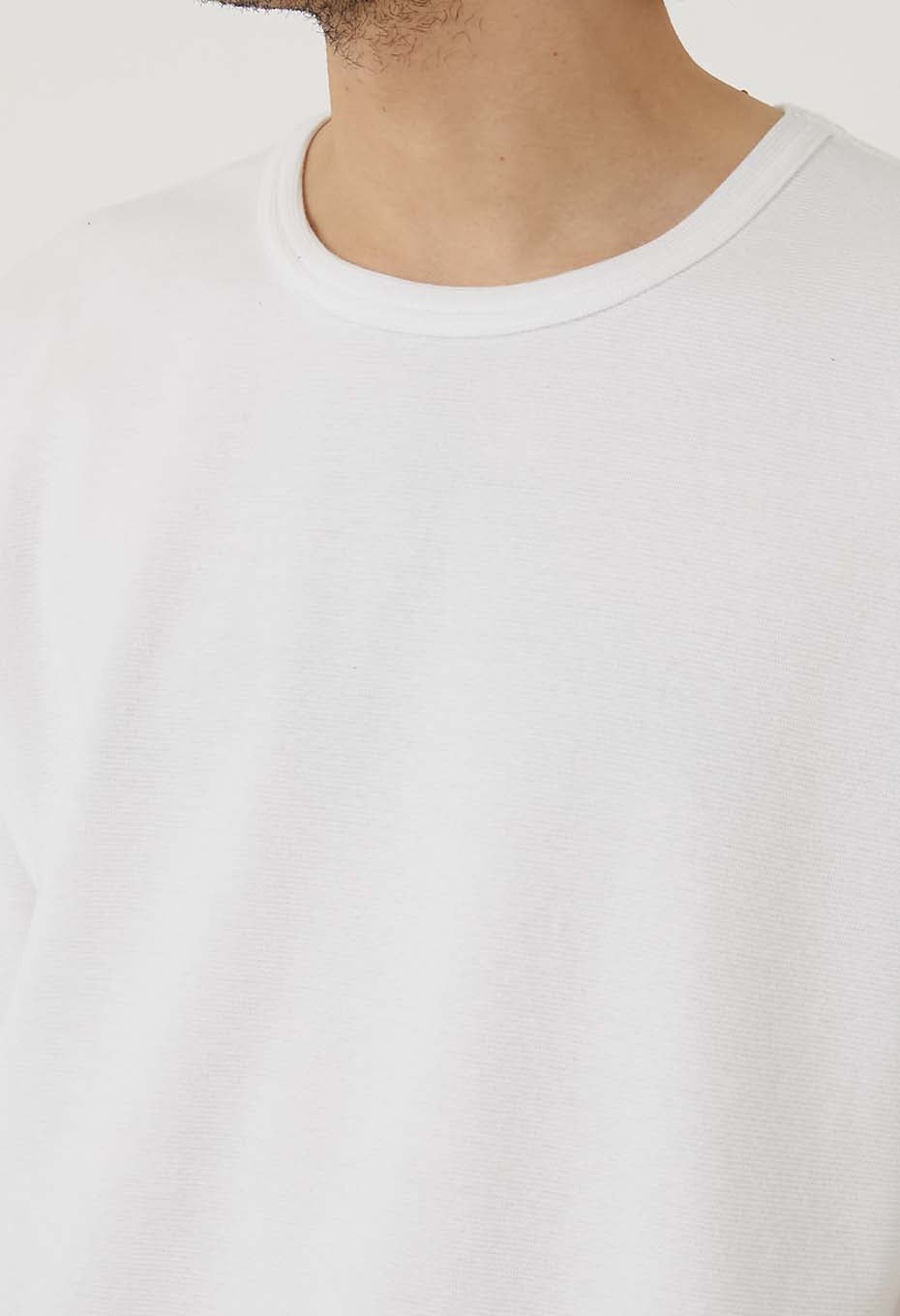 ストレッチフライス コンフォータブル ショートスリーブ Tシャツ - WHITE