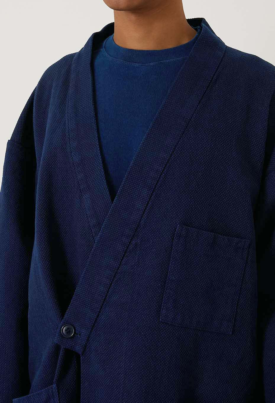 Woven Pure Indigo  Nijuorisashiko Norahaori - INDIGO
