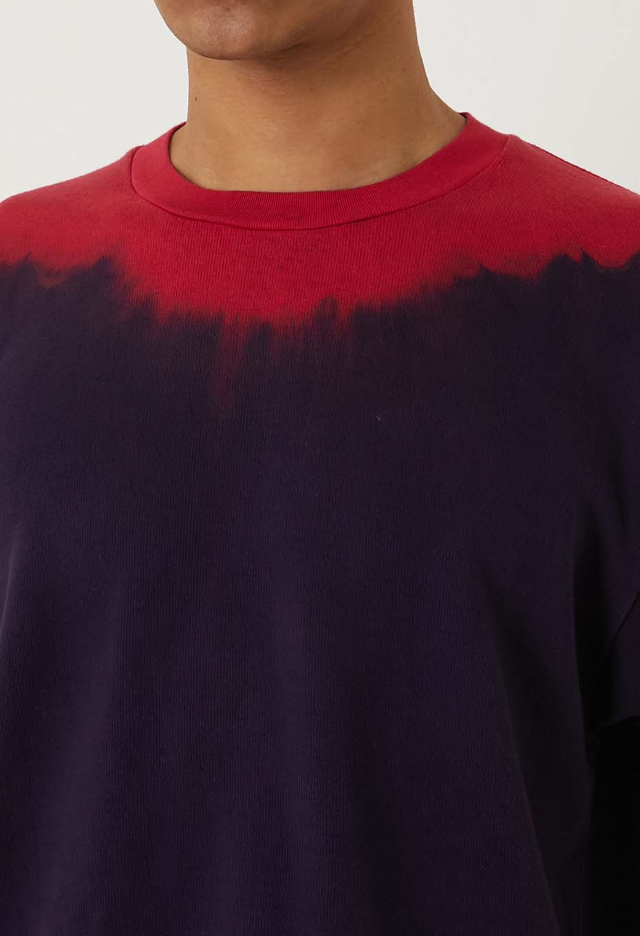 エイトロックスムース インディゴムラゾメショートスリーブTシャツ - RED