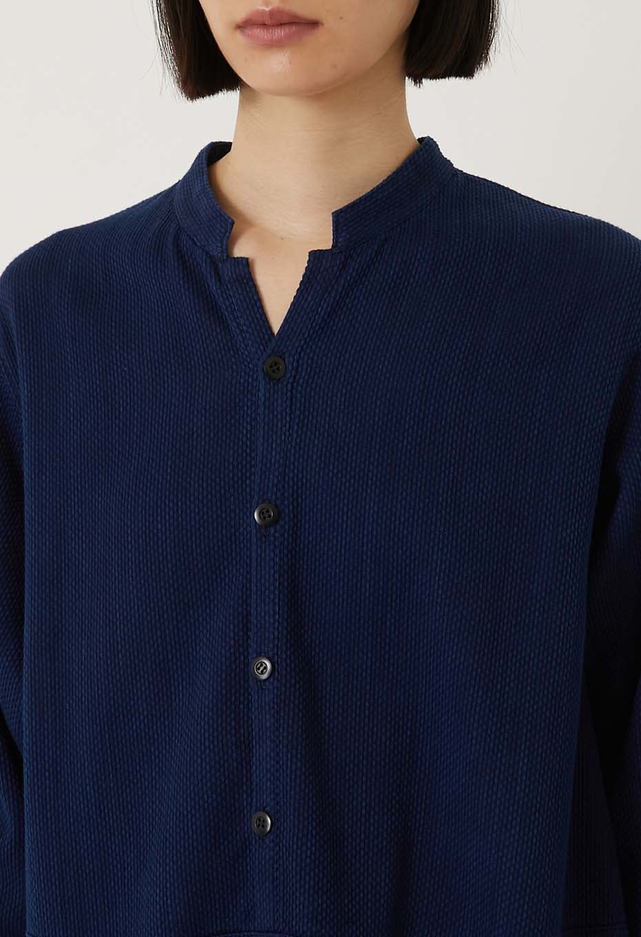 カセゾメサシコ スモックワンピース - INDIGO