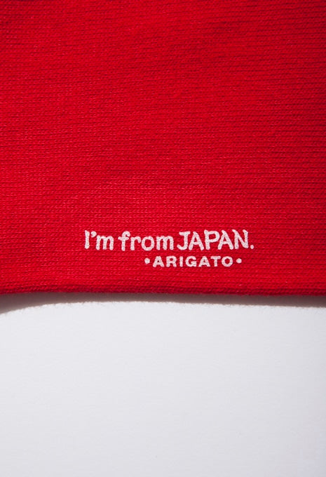 JAPAN FLAG socks - RED