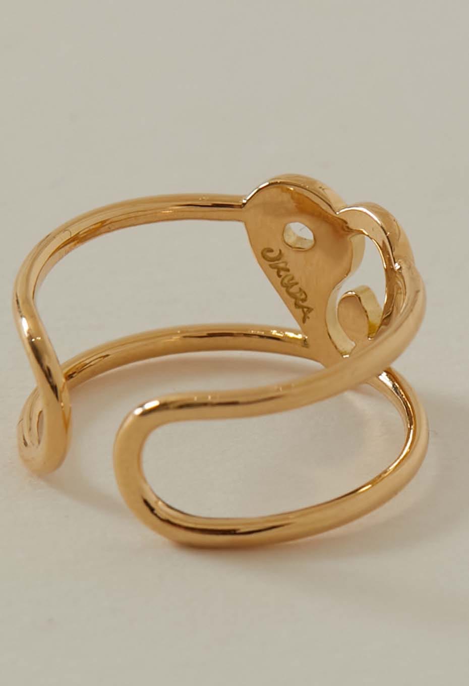 Heart In Yang K18 Ring – GOLD