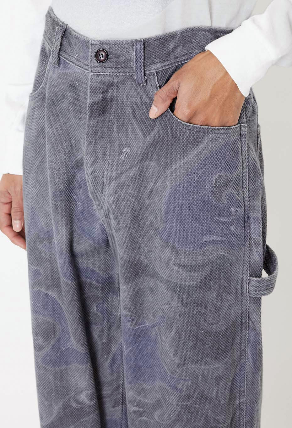 コツブサシコ スミナガシ ペインターパンツ - DARK NAVY