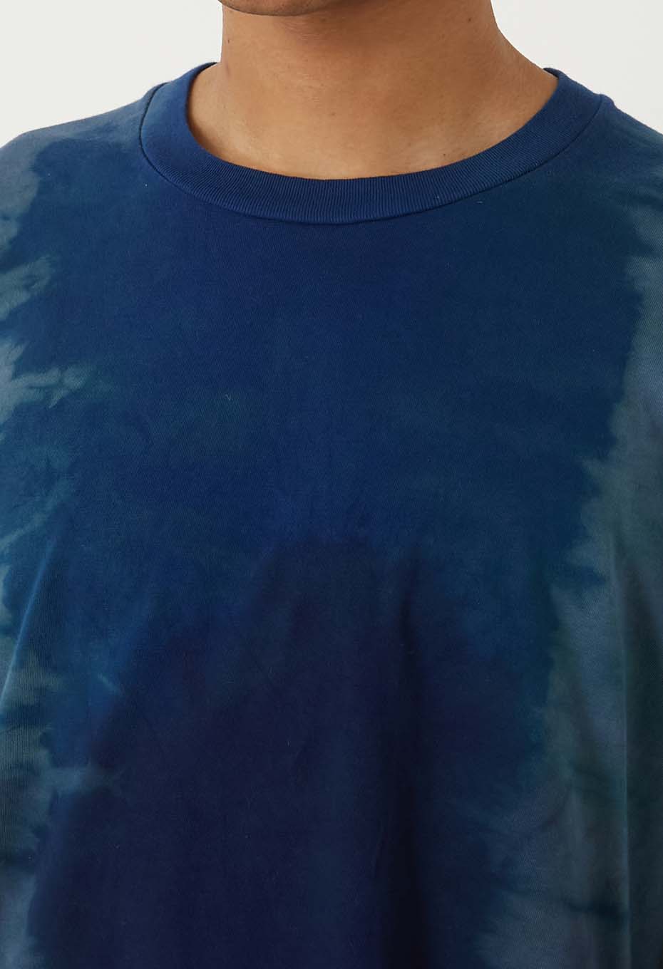 Organic Cotton Teshibori Bassen T-Shirt - ONE