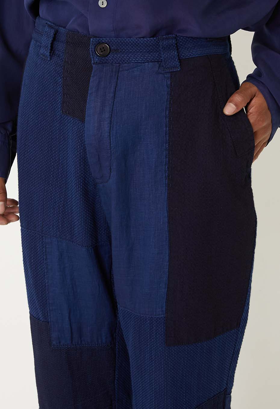 Kasezo Mesashiko Nenrin Nora Pants - INDIGO