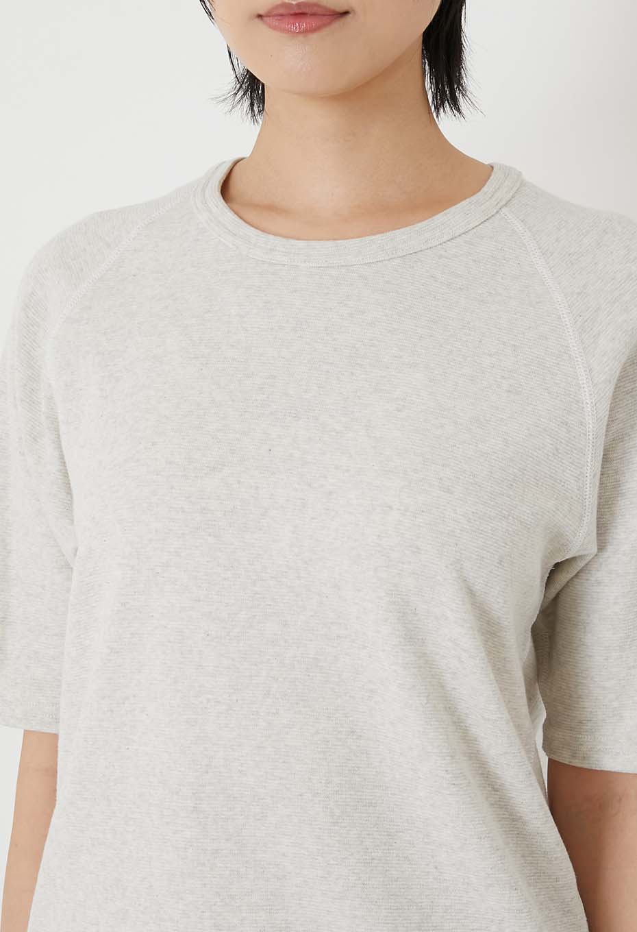 Stretch Fraise Relaxed-fit SS T-shirt Women - NATURAL