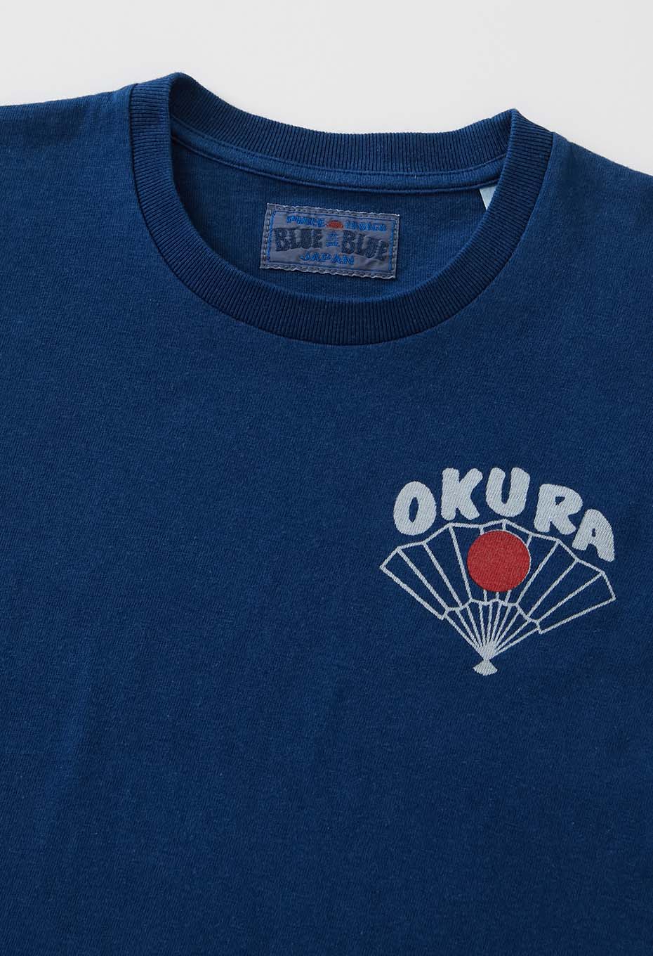 OKURA ヒノマルセンス インディゴ キッズ Tシャツ - INDIGO
