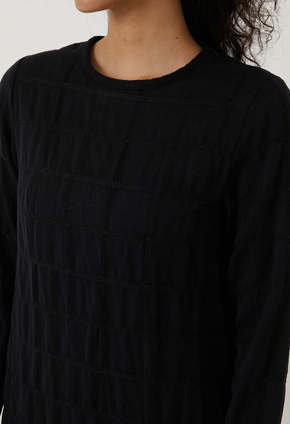 REWORK Furoshiki Check Jacquard Dress - ONE