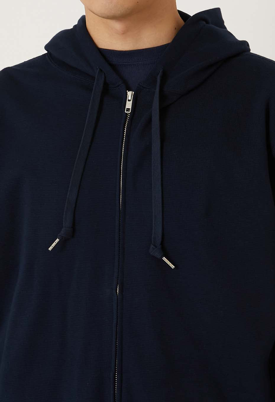 Stretch Fraise 9.5oz ZIPUP Parka - DARK NAVY