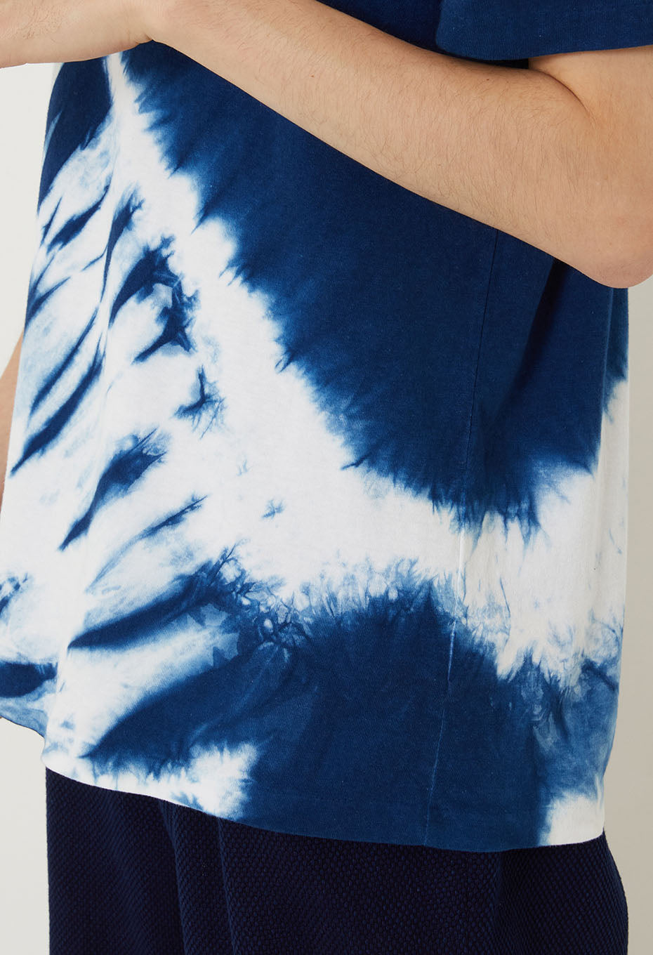 Woven Pure Indigo  Marumaxiboli T-shirt - INDIGO