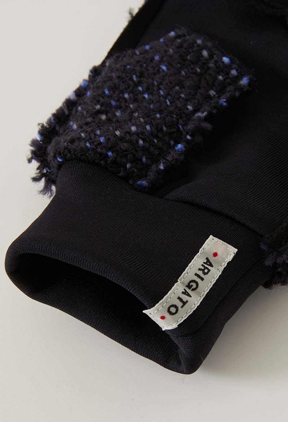 マチアカリ ロービングツイード Polartec フリース ユビヌキテブクロ - DARK NAVY