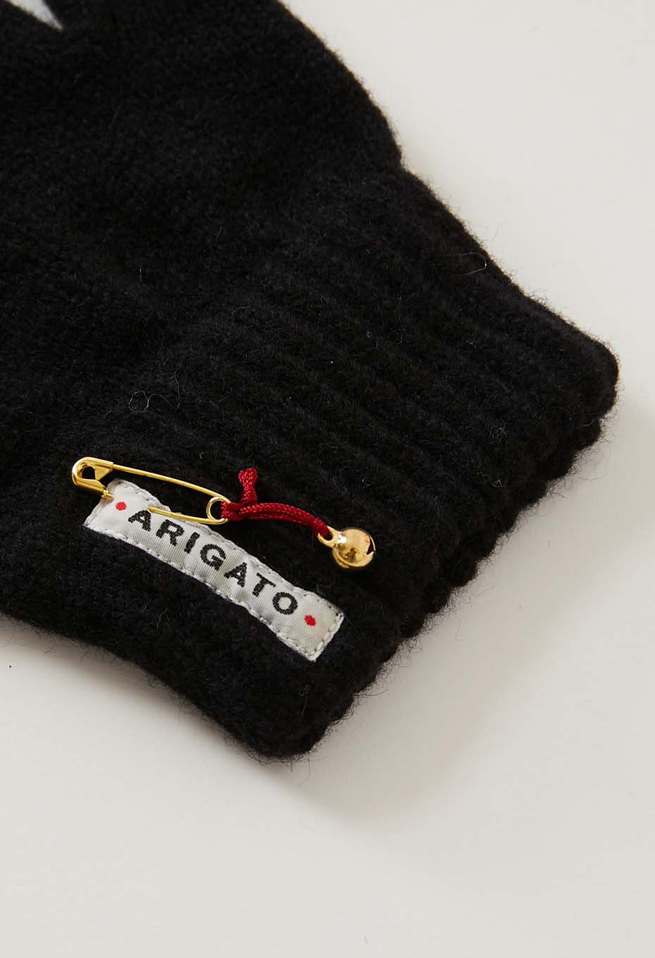 リサイクルカシミア ユビヌキグローブ - BLACK