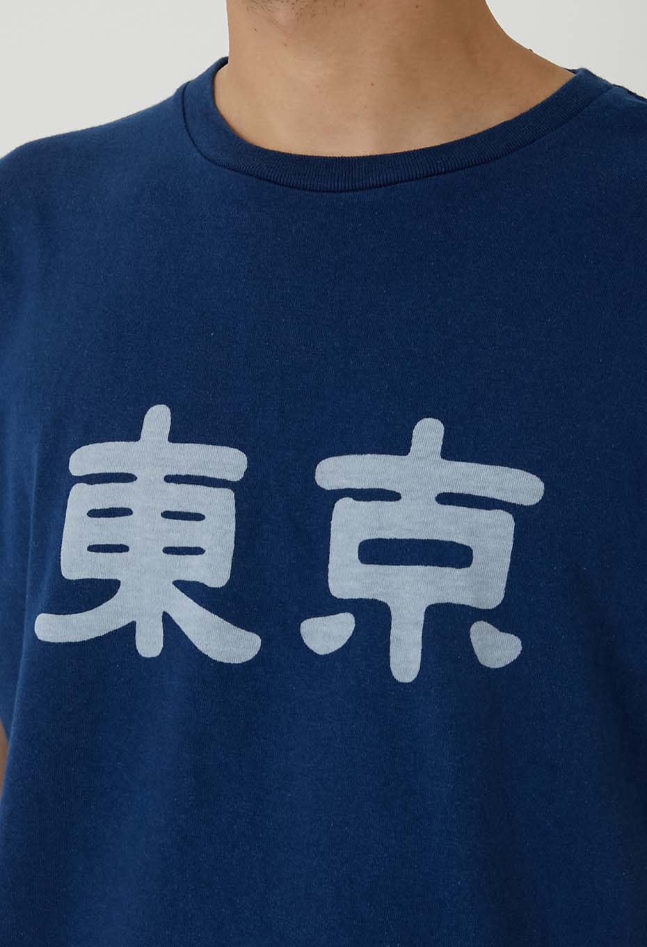 東京 バッセン インディゴ Tシャツ - INDIGO