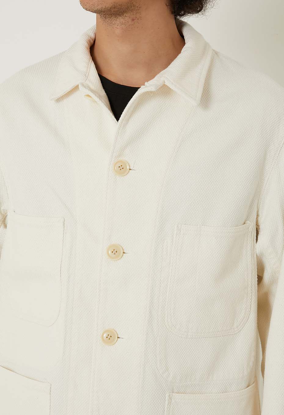Kotsubusashiko coverall - NATURAL
