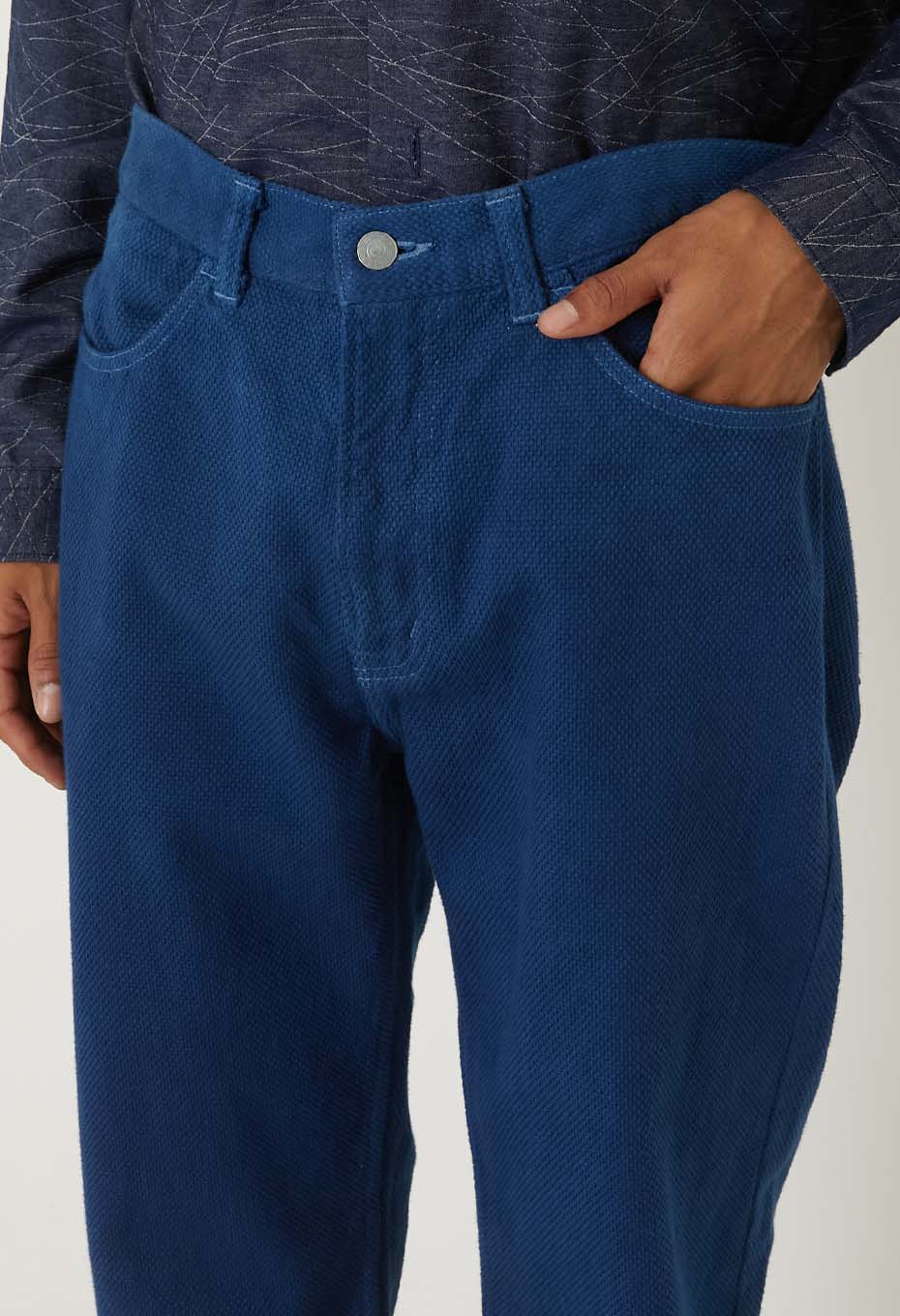 REWORK インデイゴ コツブサシコ 5POCパンツ - INDIGO