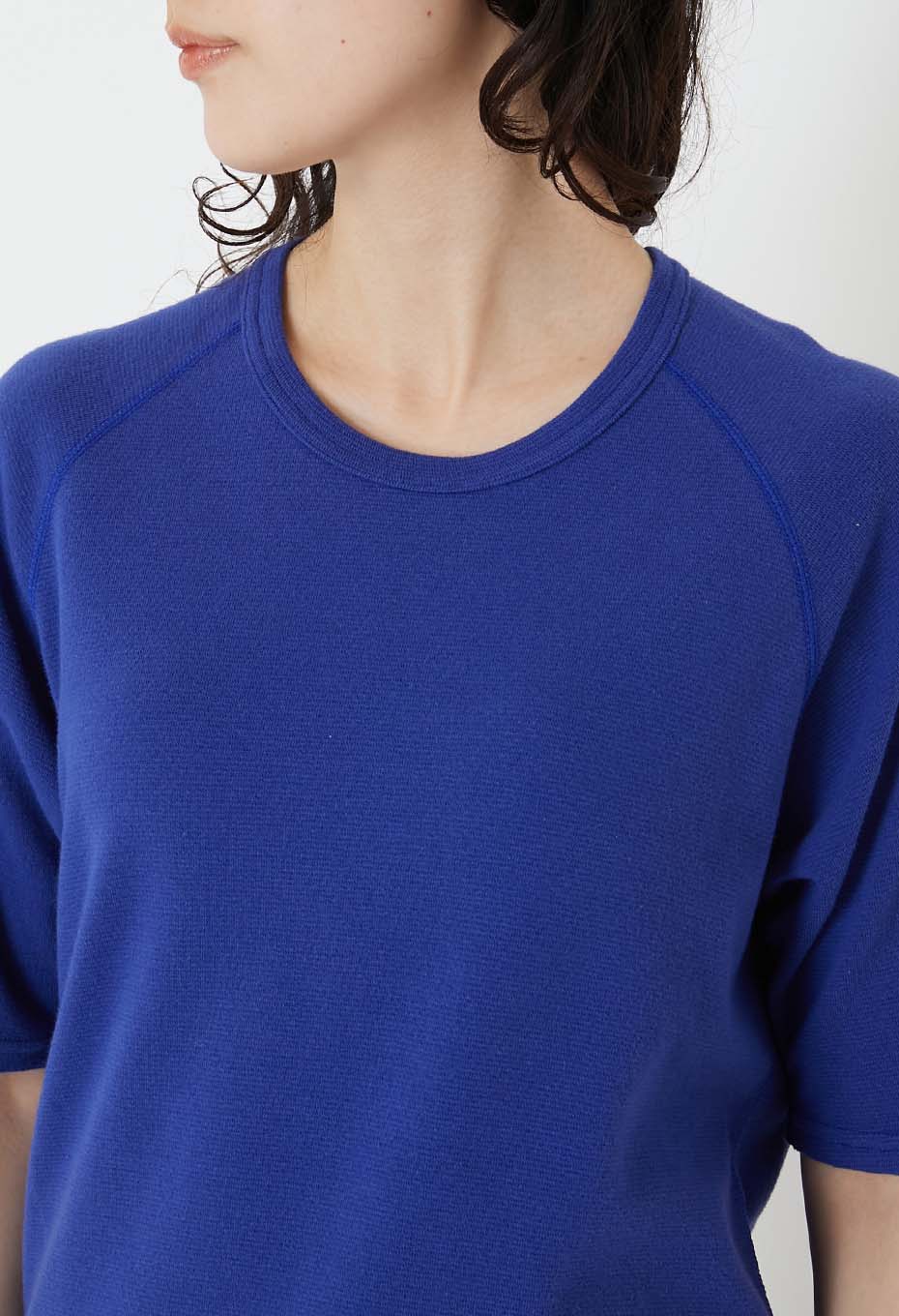 Stretch Fraise Relaxed-fit SS T-shirt Women - INK BLUE