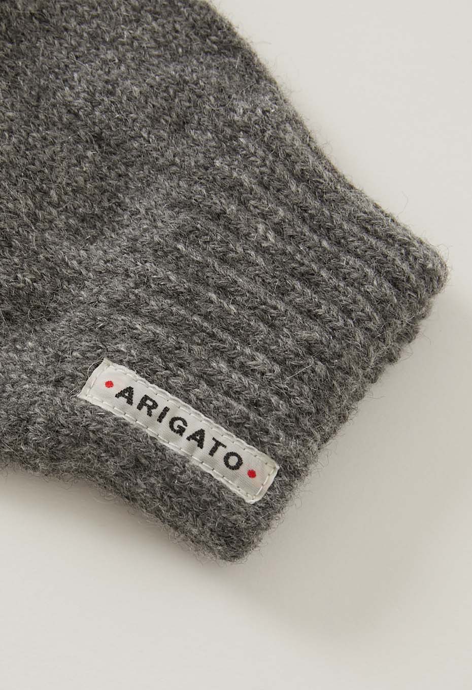 リサイクルカシミア ユビヌキグローブ - GREY
