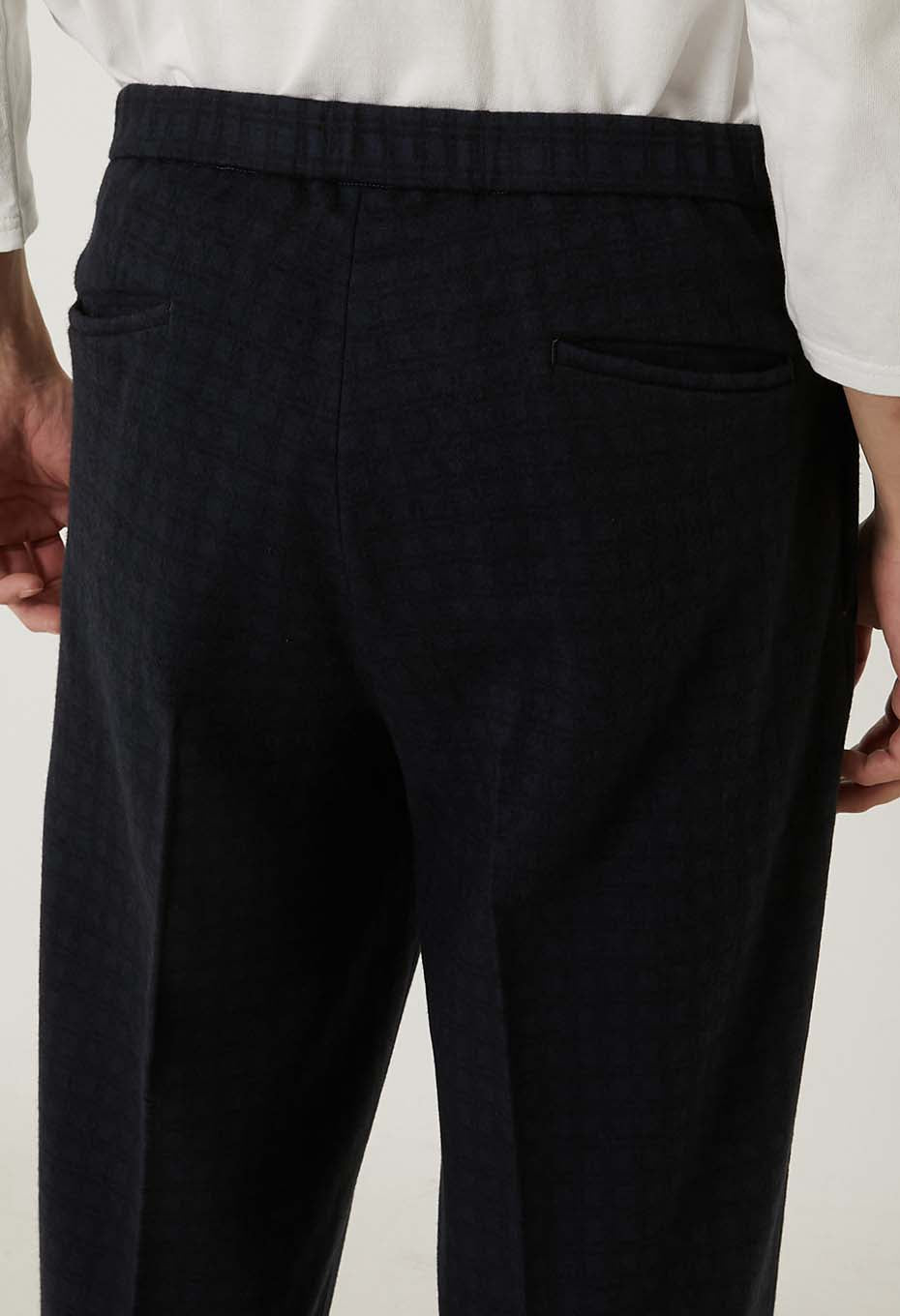REWORK Compressed Wool Koushigara Two Tuck 8L Pants - ONE
