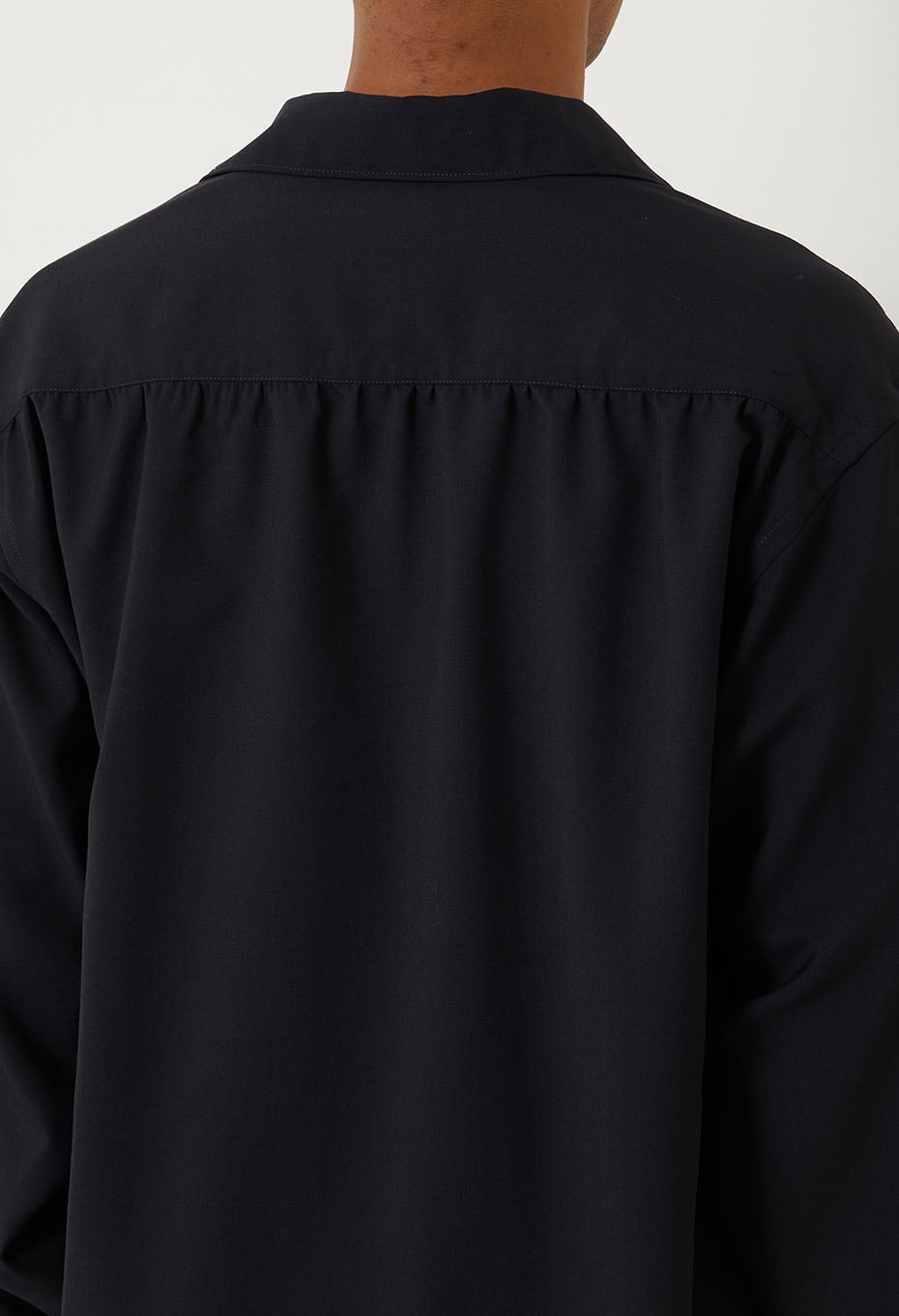 ドライポプリンメブキシシュウ プルオーバーシャツ - DARK NAVY