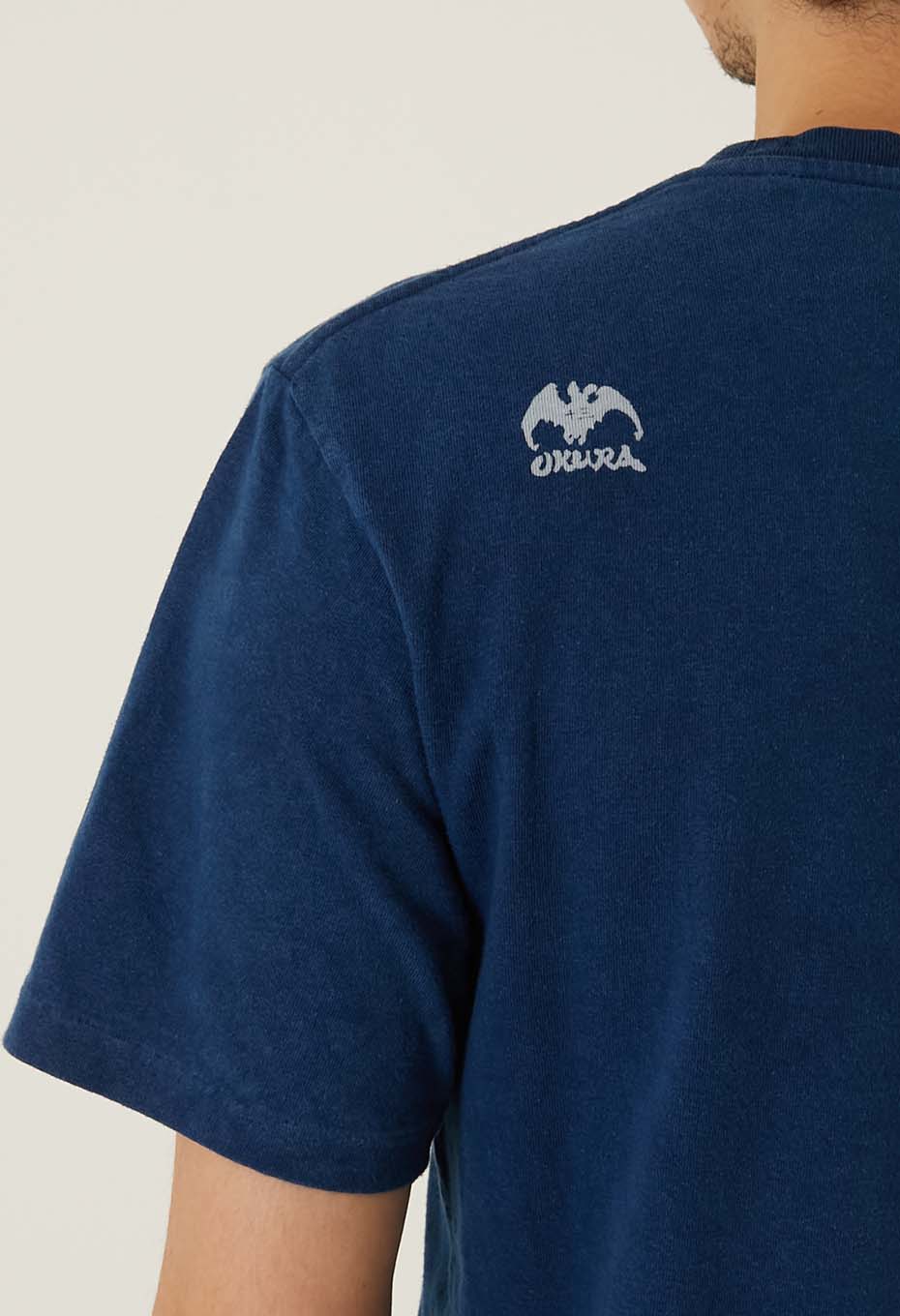 元気 バッセン インディゴ Tシャツ - INDIGO