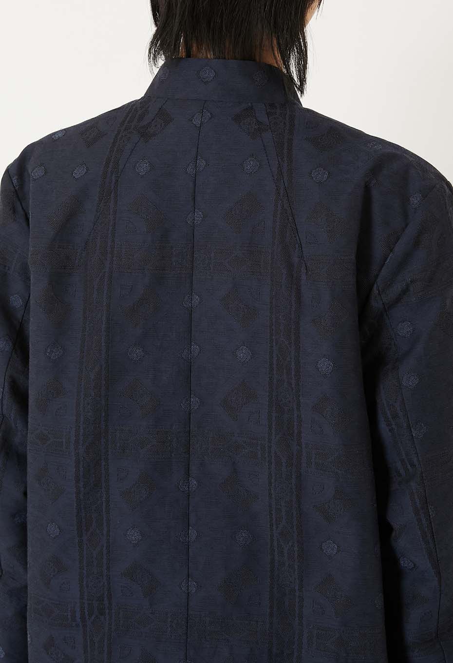 Mizuhiki Jacquard 1B Jacket Women's - DARK NAVY