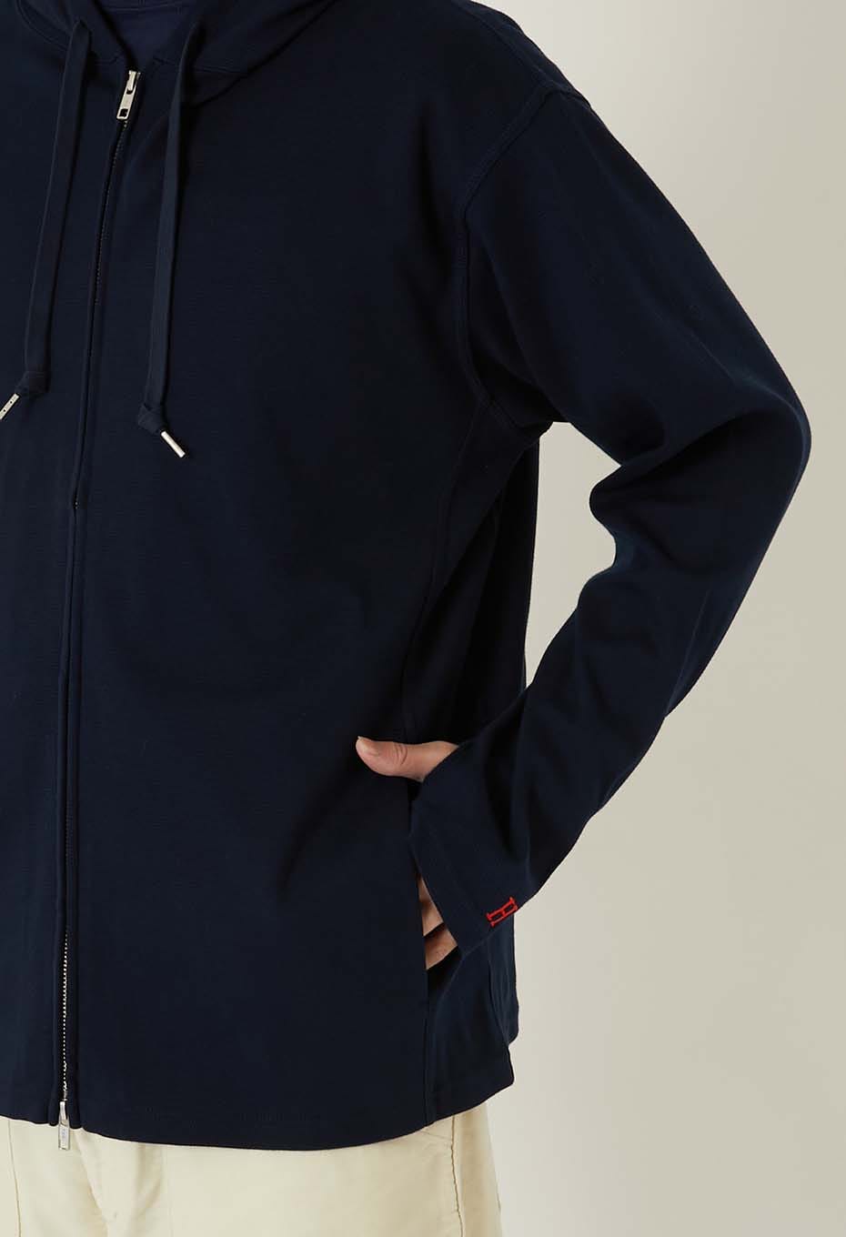 Stretch Fraise 9.5oz ZIPUP Parka - DARK NAVY