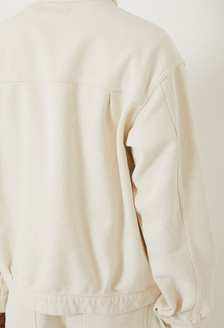 Yukizara Shisashiko Trucker Jacket - NATURAL