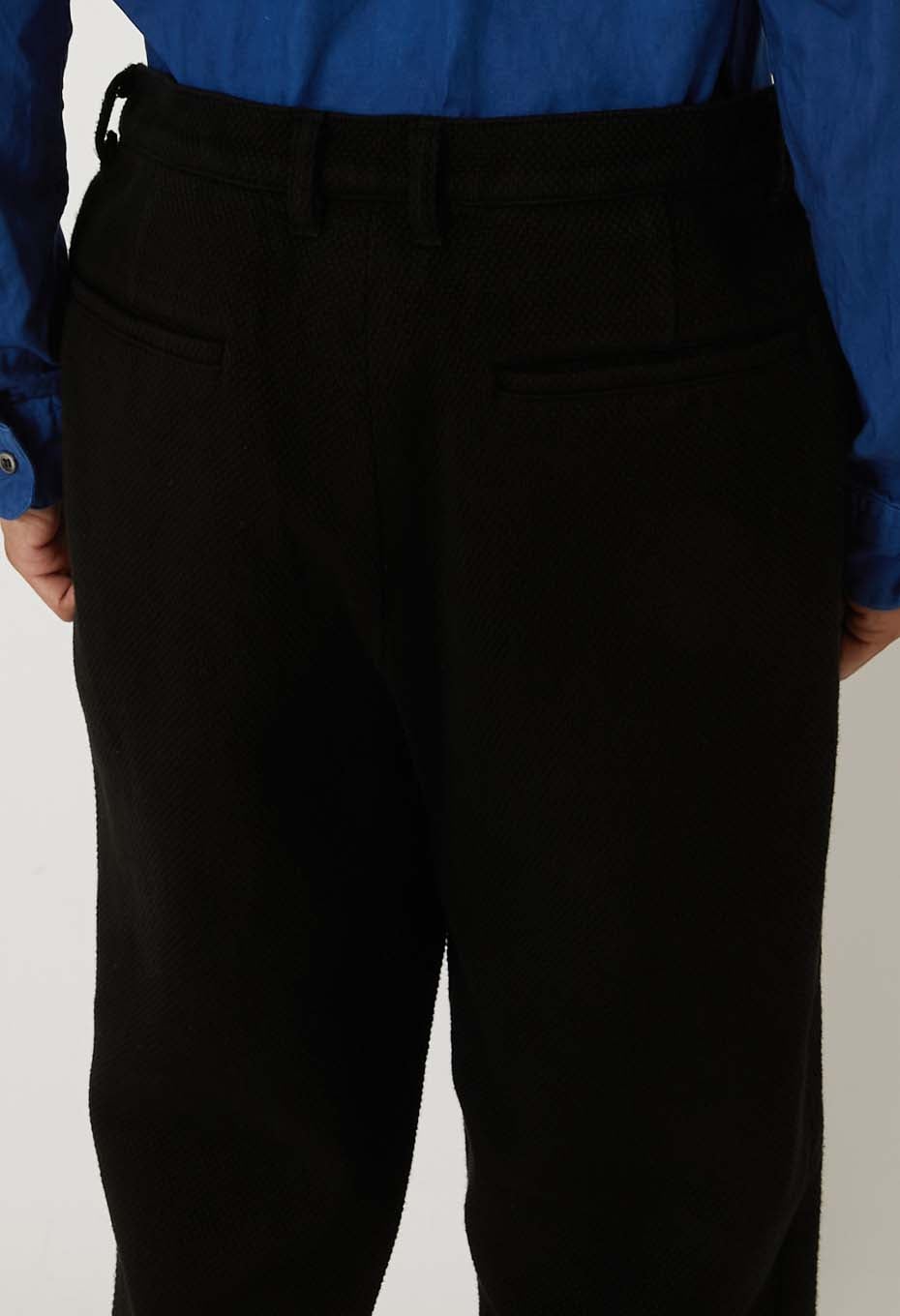 Nijuorisashiko Dark Black Trousers - BLACK