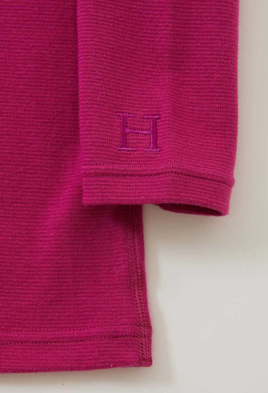キッズ ストレッチフライス ロングスリーブ  Tシャツ - DARK PINK