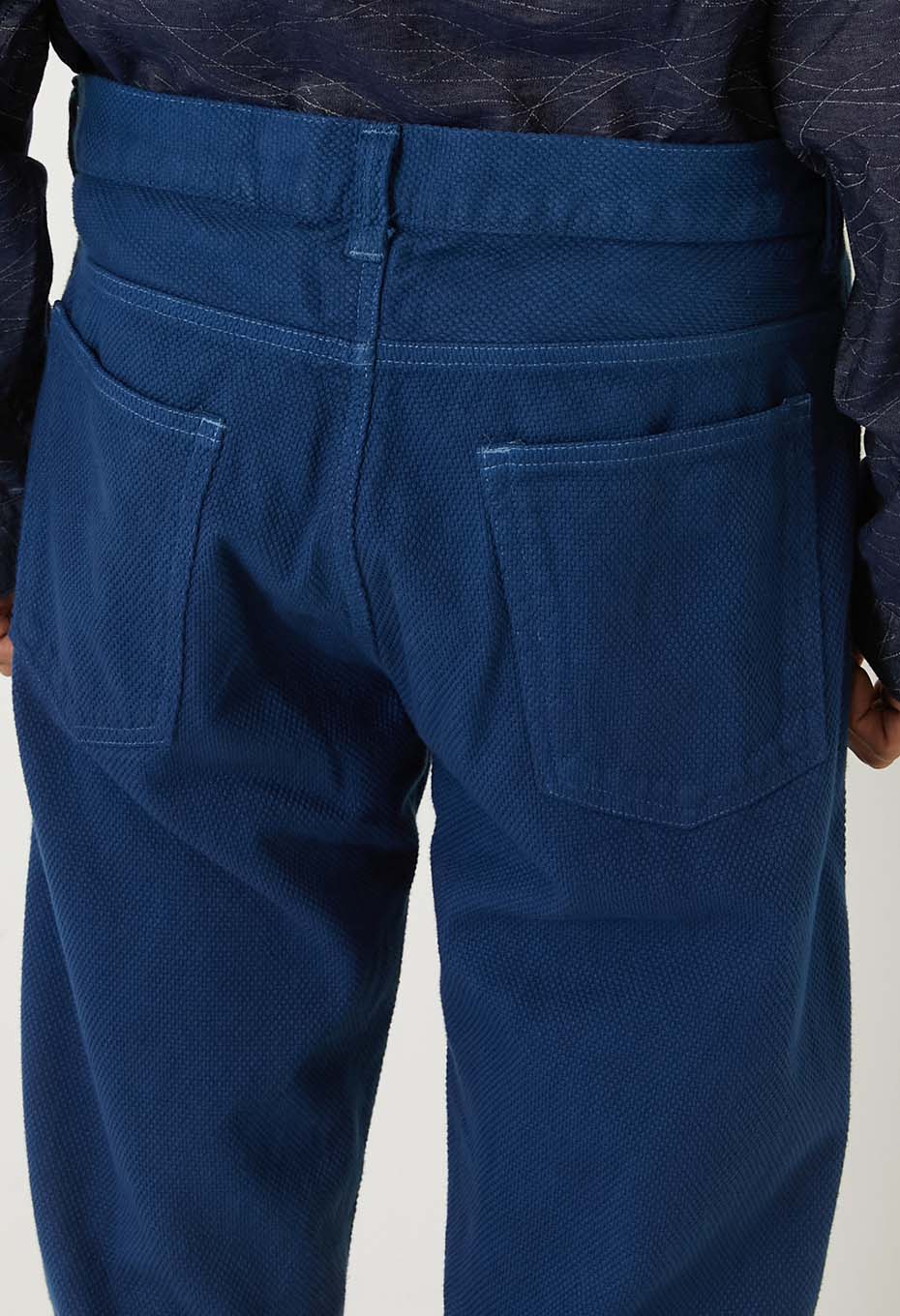 REWORK インデイゴ コツブサシコ 5POCパンツ - INDIGO