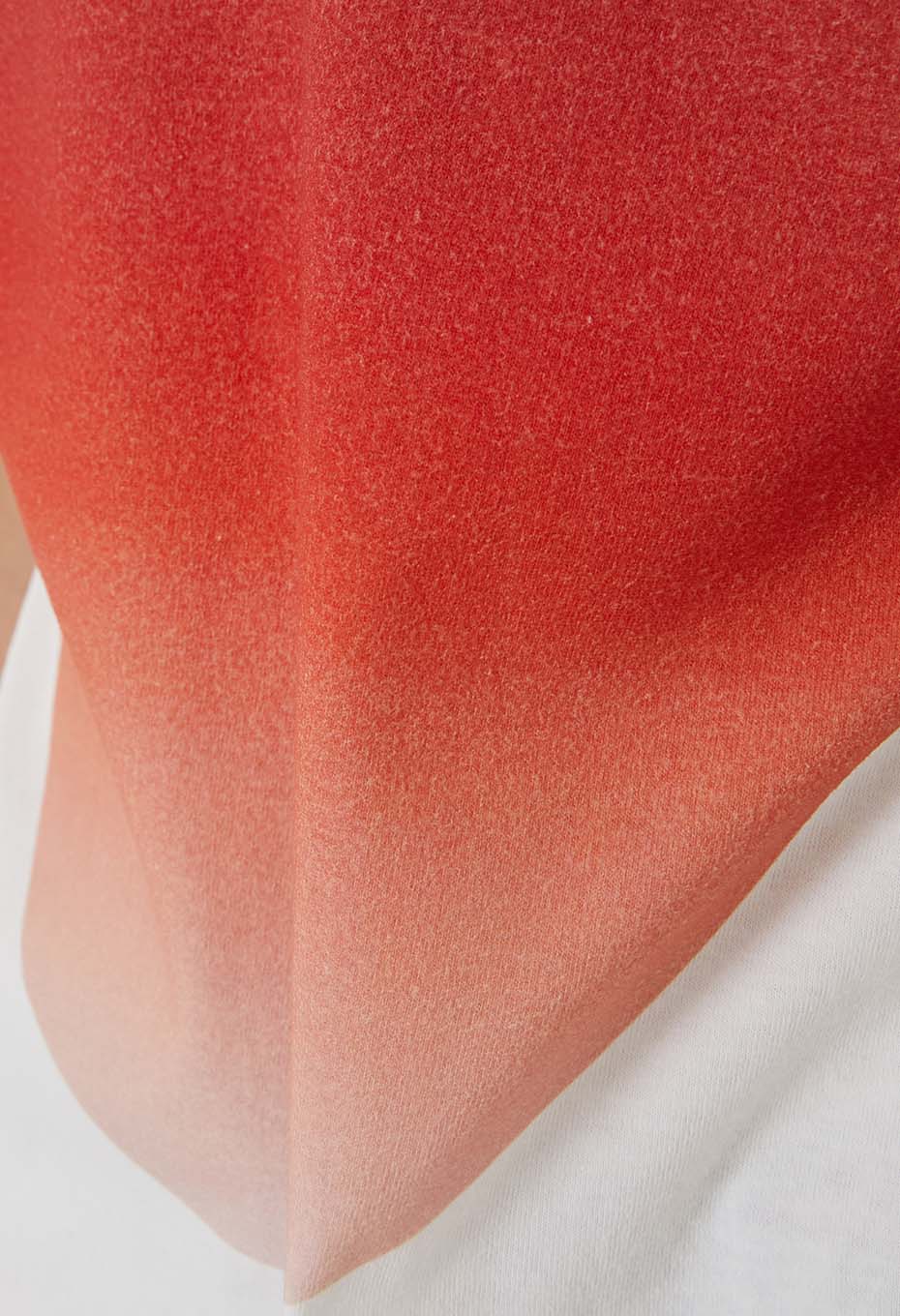 Oomaru gradation short sleeve T-shirt - RED
