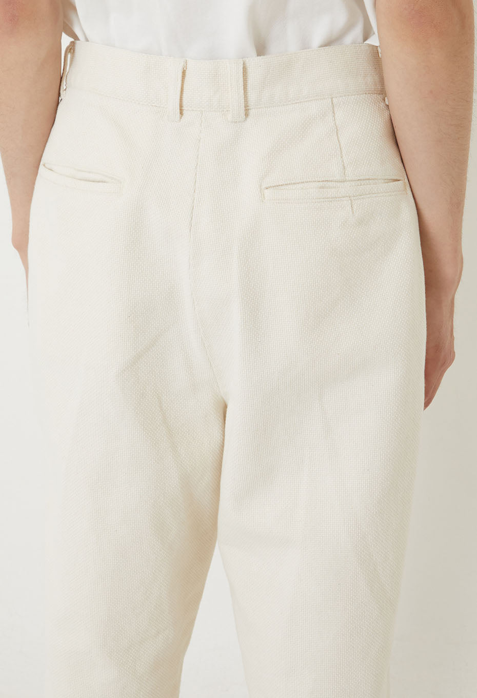 Yukizarashisashiko Trousers - NATURAL