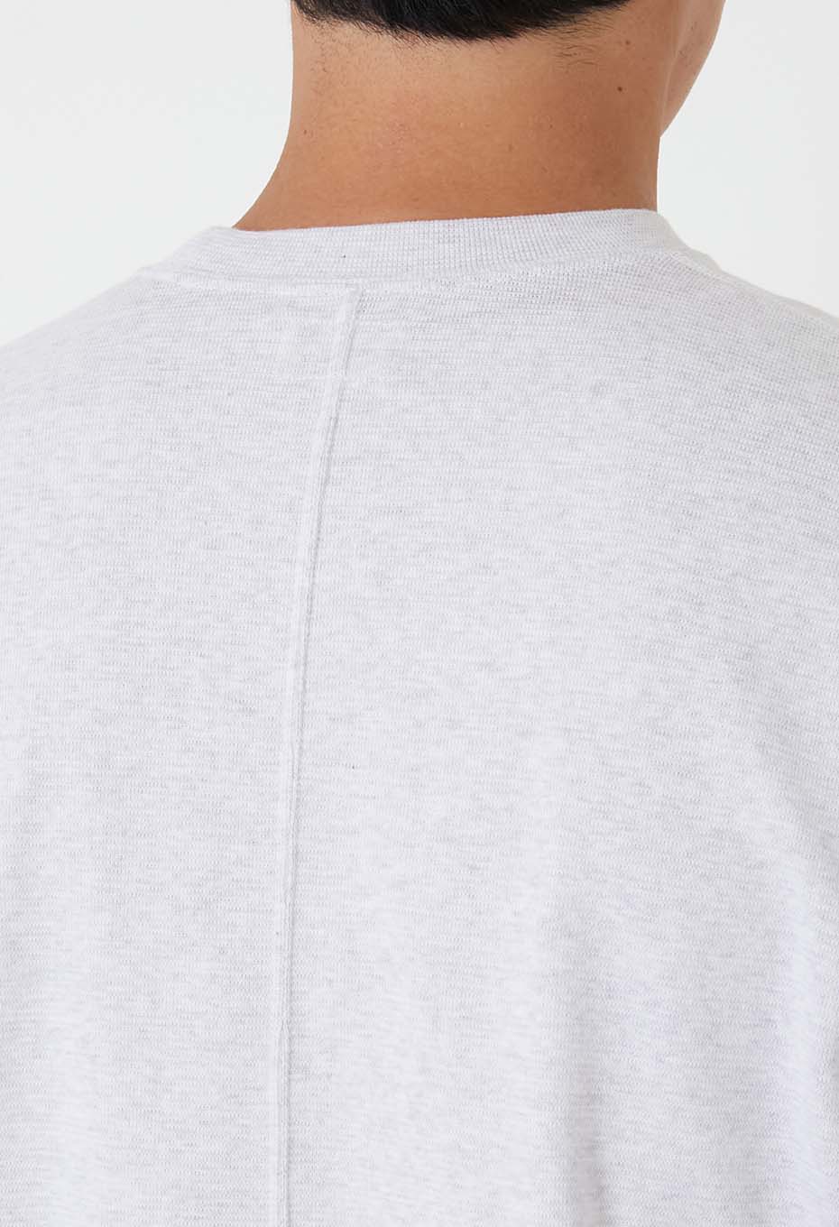 ストレッチフライス 9.5oz ヘムリブ ロングスリーブTシャツ - SV GREY