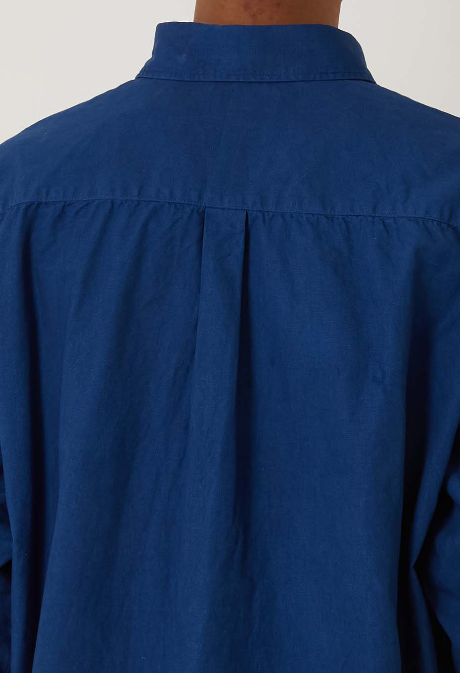 ファインオックス ホンアイ ボタンダウン ロングスリーブシャツ - INDIGO