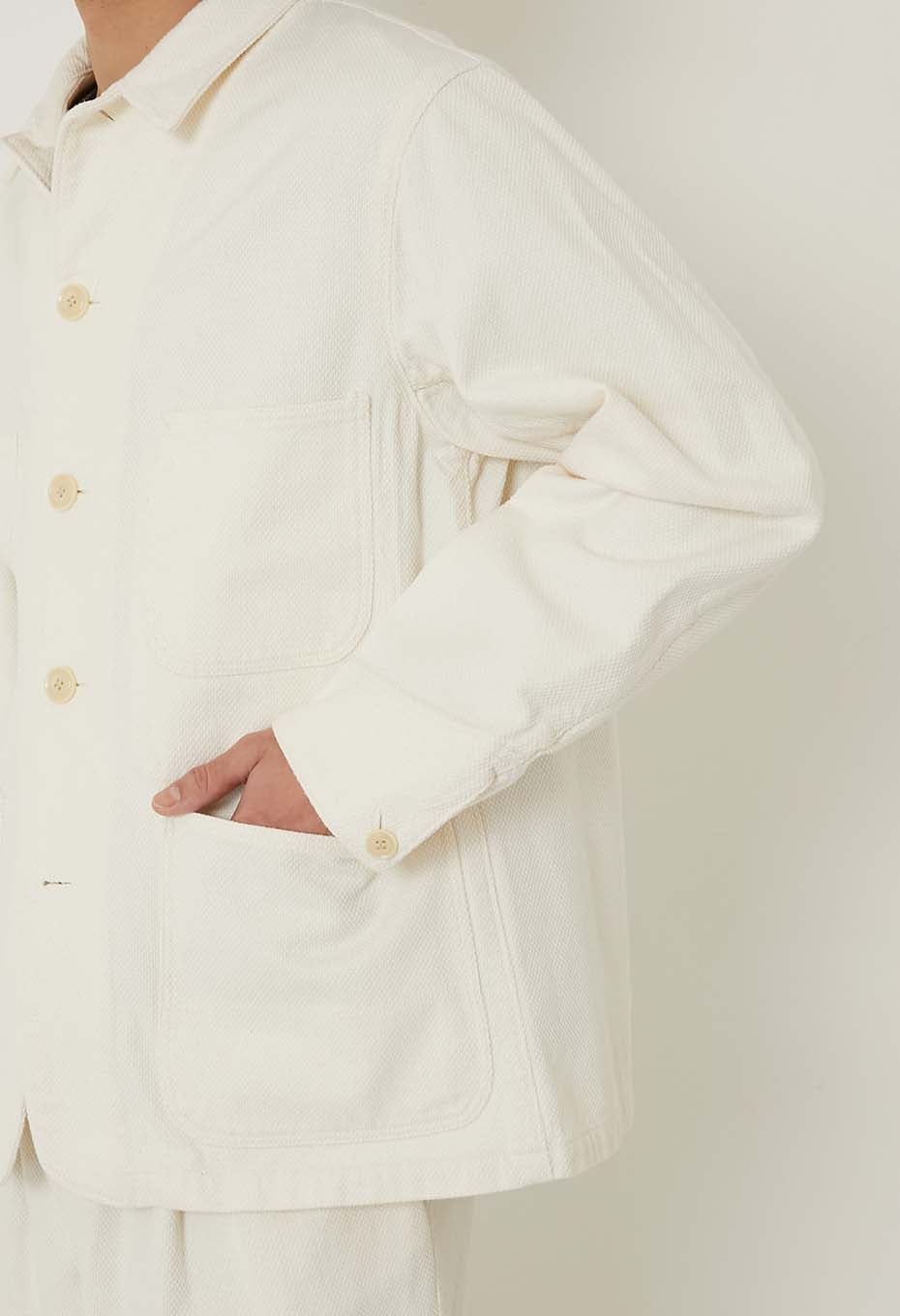 Kotsubusashiko coverall - NATURAL