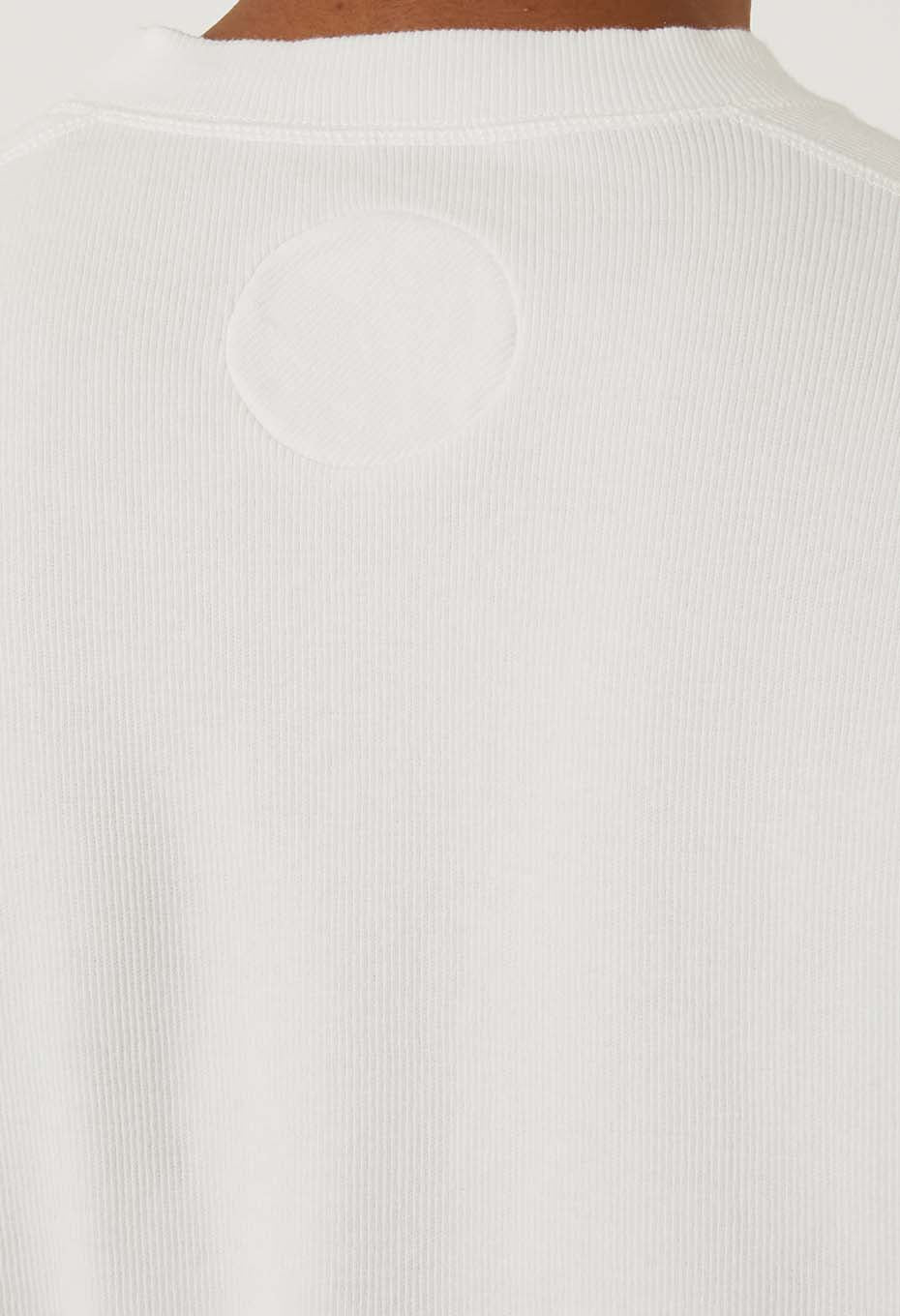 ムライトテレコ ニードルステッチ ロングスリーブＴシャツ ユニセックス - NATURAL